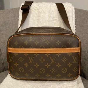 Louis Vuitton Monogram Reporter PM Messenger Shoulder Handbag